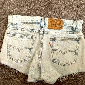 Vintage orange tag Levi shorts
